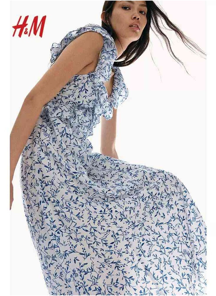 H and M - HM Women's New Loose Lightweight Comfortable And Fashionable Dress - Image 1