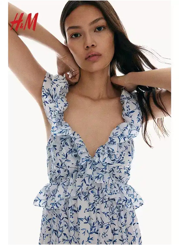 H and M - HM Women's New Loose Lightweight Comfortable And Fashionable Dress - Image 1
