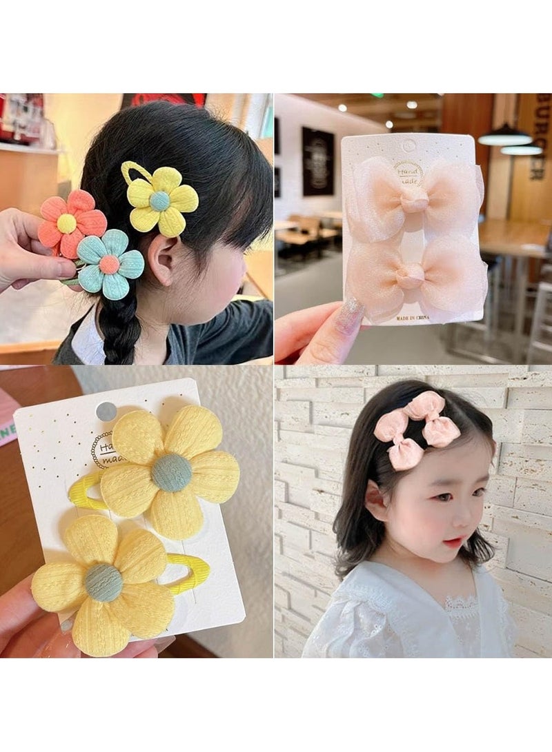 طقم إكسسوارات شعر للبنات 159 قطعة مع صندوق هدايا - مشابك شعر كرتونية، أربطة شعر ملونة، توك مطاطية، دبابيس فواكه وحيوانات لطيفة، هدية عيد ميلاد للبنات الصغيرات - Image 5