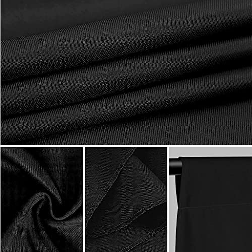 Boltove® 8x20 Ft. Black Screen Backdrop Background Curtain for Photography, Photoshoot, Product Photography, Live Streaming, Zoom Meetings, VFX Editing, YouTube Video, FB Short Video, Instagram Reels - Image 3