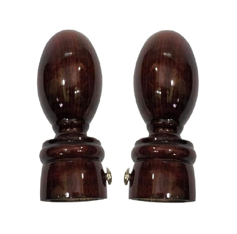 UNIQUELLA UNIQUELLA Pack of 4 Piece Curtain Brackets Chateau Drapery Sconce Wooden Corbel Bracket Drapery Scarf Swags Wall Dcor Mahogany 2 Pcs Bracket 2 Piece Steel Support - Image 2