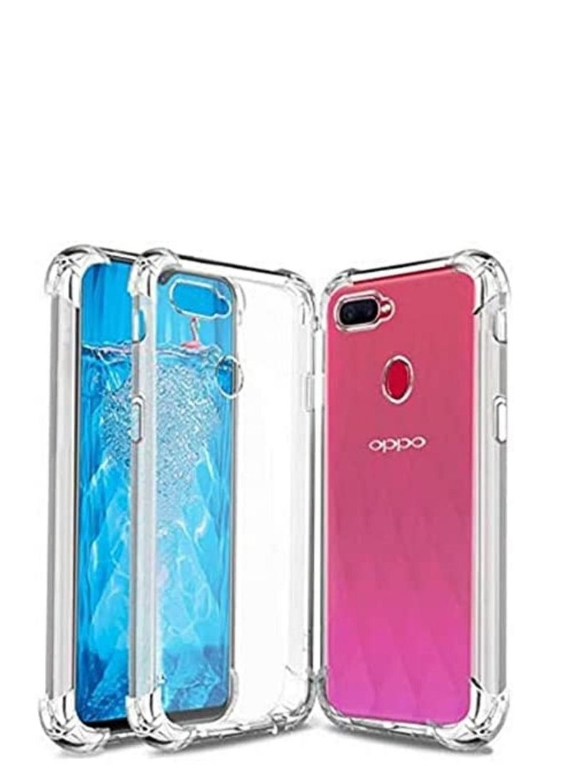 Generic OPPO F9 Crystal Clear Air Cushion Anti Crack Slim Case Cover  - Image 1
