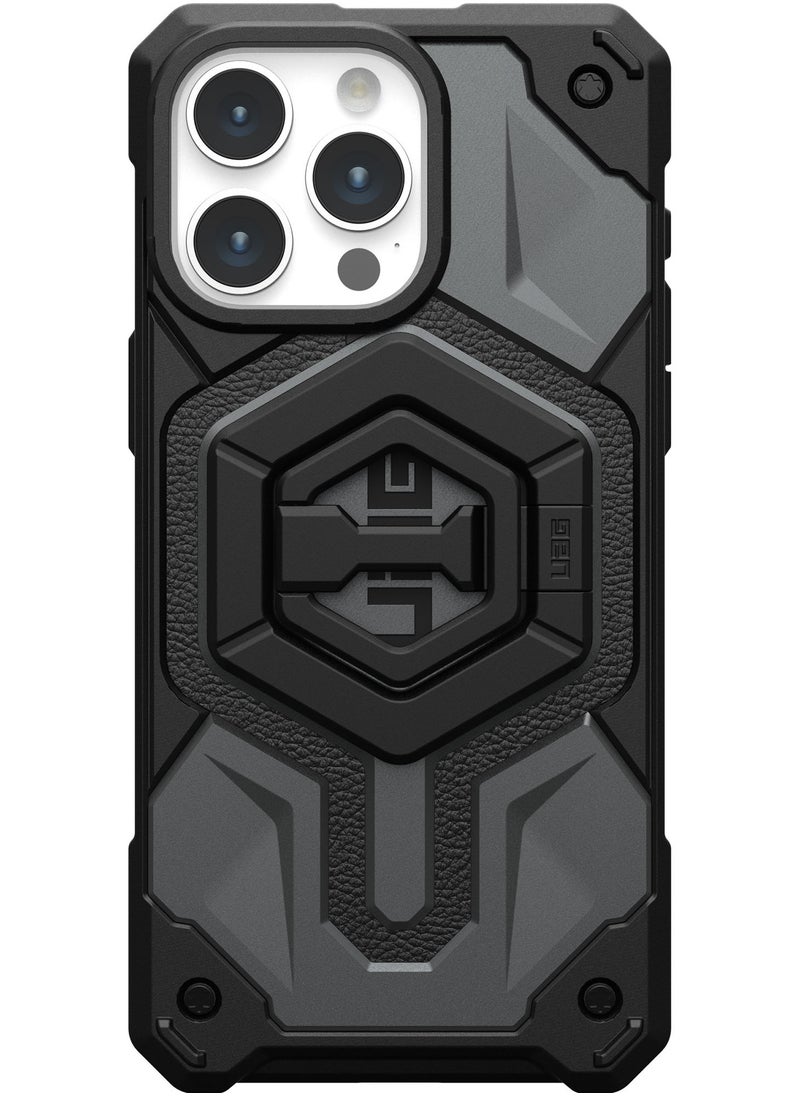Urban Armor Gear UAG MagSafe Ring Grip Stand Magnetic Phone Holder Grip with 360 Degree Rotation Adjustable Kickstand for iPhone 15 / 14/13/12 series and MagSafe Compatible Case - Black  - Image 4
