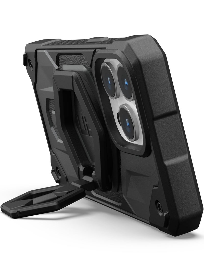 Urban Armor Gear - UAG MagSafe Ring Grip Stand Magnetic Phone Holder Grip with 360 Degree Rotation Adjustable Kickstand for iPhone 15 / 14/13/12 series and MagSafe Compatible Case - Black - Image 1