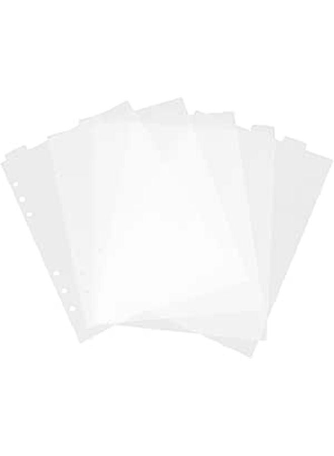 A5 PVC Index Dividers Detachable Binder Tabs Six Hole Pages for Office School Supplies - Image 1