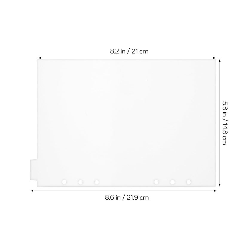 A5 PVC Index Dividers Detachable Binder Tabs Six Hole Pages for Office School Supplies - Image 3