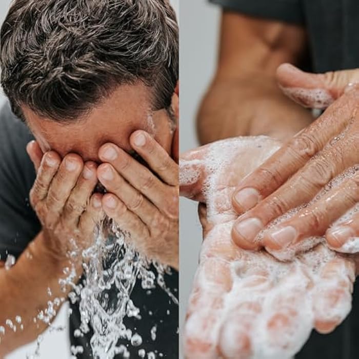 Caldera + Lab The Clean Slate | Men's Organic Foaming Facial Cleanser for Dry, Sensitive, & Normal Skin – Vegan, Natural & Antioxidant Packed Exfoliating Face Wash - Image 4