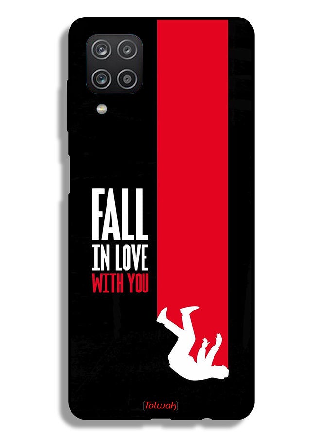 Samsung Galaxy A12 Protective Case Cover Fall In Love With You