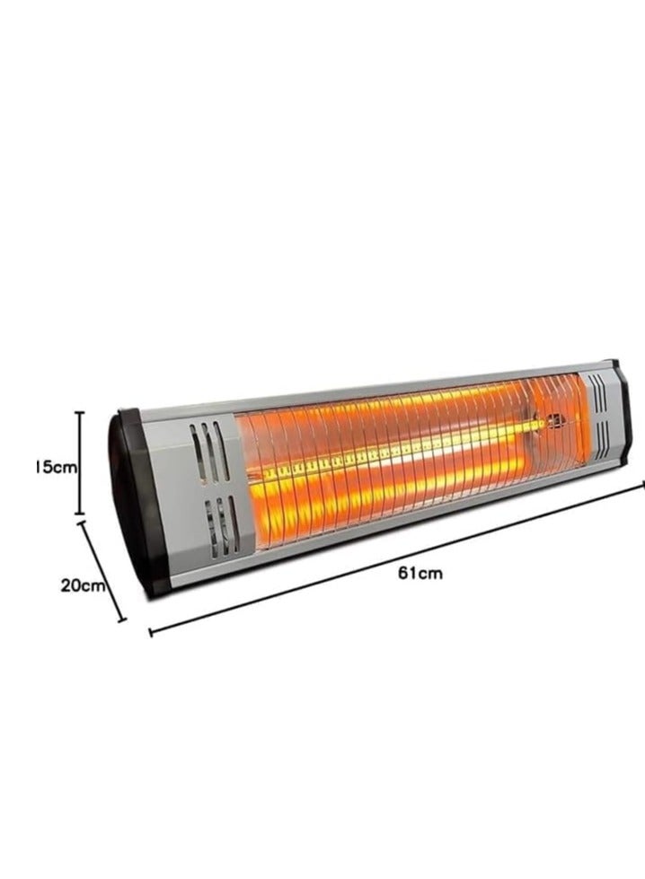 Electric Tripod Patio Heater – 1500W Infrared Indoor/Outdoor Heater | Remote Control - Image 2
