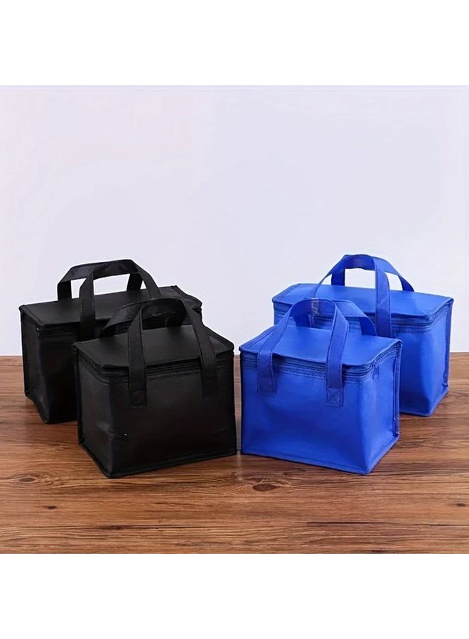 Red Insulated Beverage Cooler Bag Portable Durable Aluminum Foil Keeps Drinks Cold All Day 1pc - Image 4