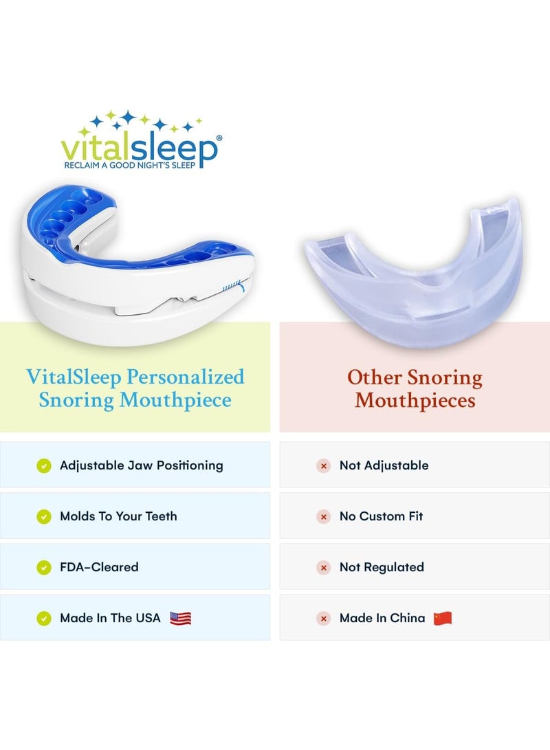 Arabest Anti-snoring Device Mouthpiece, Upgraded Adjustable Mouth Type Silicone Anti-snoring Device, Help Sleep at Night, Prevent Snoring and Snoring, Anti-grinding Braces Snoring Device (Standard Size)  - Image 3