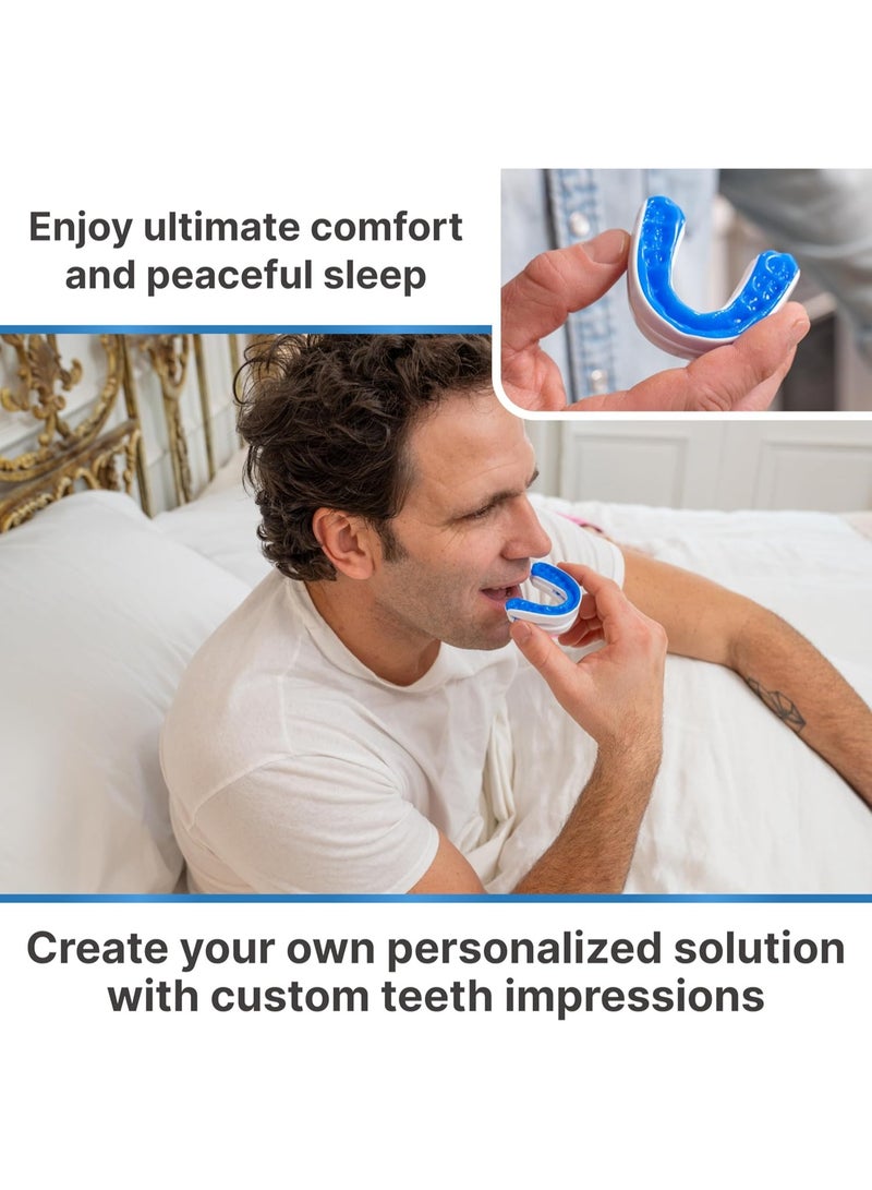 Arabest Anti-snoring Device Mouthpiece, Upgraded Adjustable Mouth Type Silicone Anti-snoring Device, Help Sleep at Night, Prevent Snoring and Snoring, Anti-grinding Braces Snoring Device (Standard Size)  - Image 5