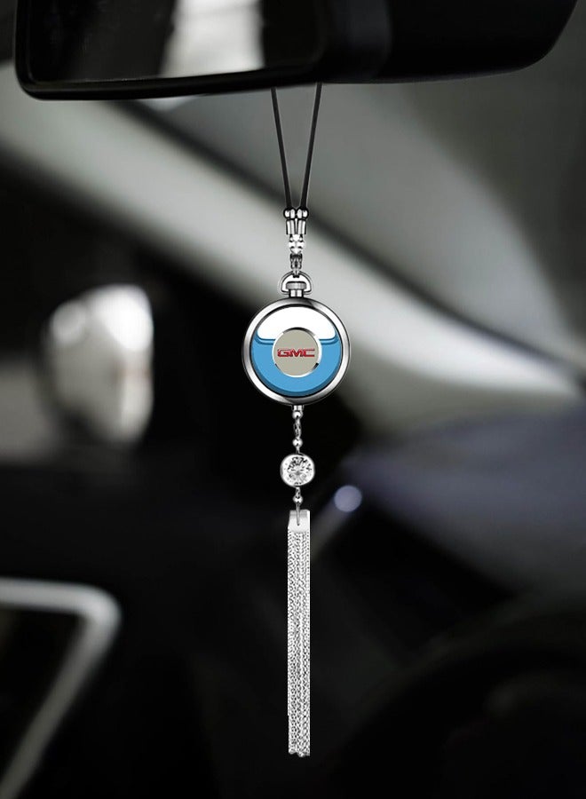 GMC Hanging Crystal Pendant with GMC Logo – Air Freshener Refillable Car Ornament and Fragrance Diffuser (Air Freshener Not Included) - Image 1