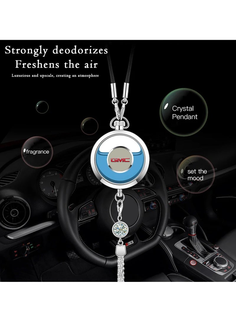 GMC Hanging Crystal Pendant with GMC Logo – Air Freshener Refillable Car Ornament and Fragrance Diffuser (Air Freshener Not Included) - Image 5