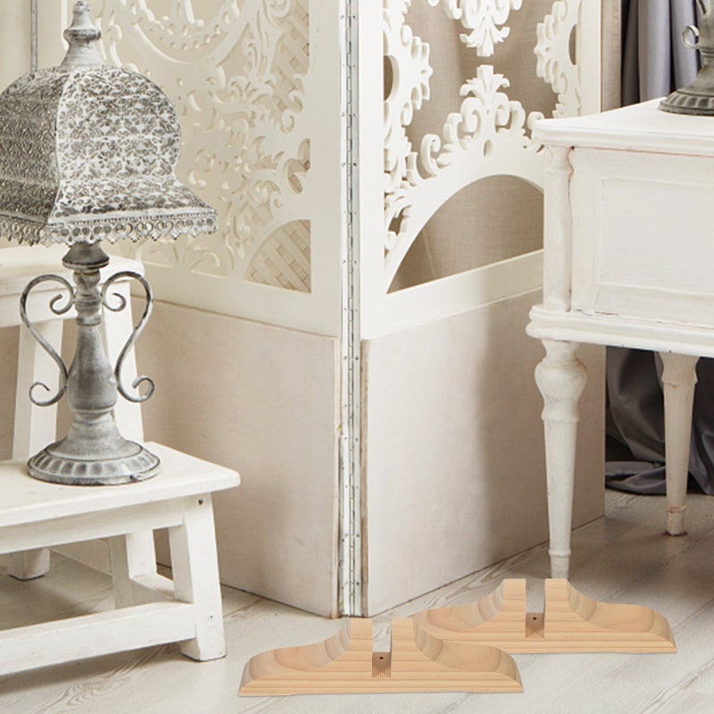 2Pcs Wear-resistant Divider Stands Thickened Divider Bases Screen Feet Divider Supply - Image 2