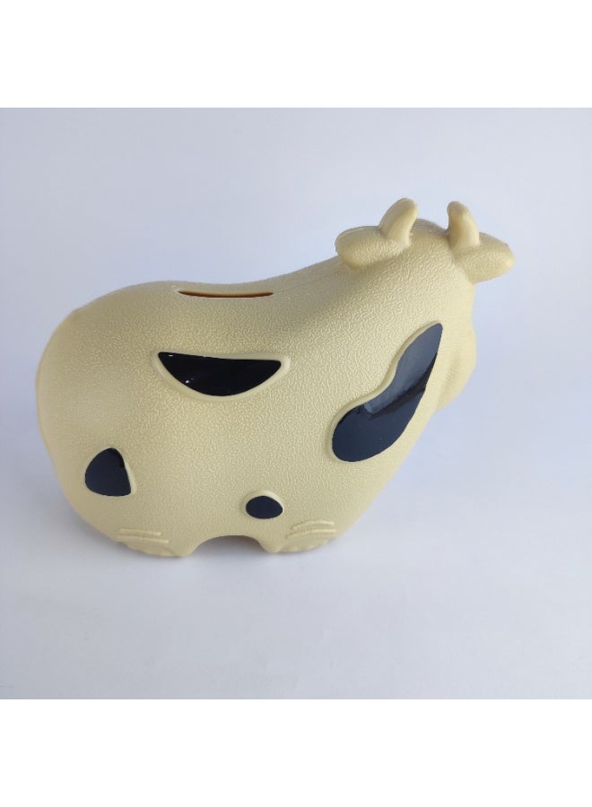 Strong Unbreakable Plastic Money Saving Bank – Cow Shape - Image 5