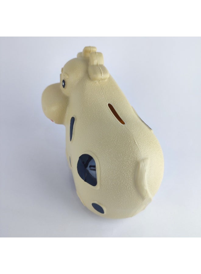 Strong Unbreakable Plastic Money Saving Bank – Cow Shape - Image 4