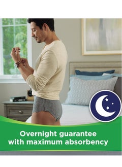Depend 54-Piece Incontinence Men Adult Diaper Pants With Overnight Protection L/XL  - Image 5