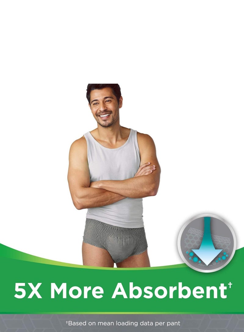 Depend 54-Piece Incontinence Men Adult Diaper Pants With Overnight Protection L/XL - Image 4