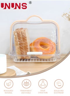 UNUNS Bread Basket,Portable Food Serving Basket With Acrylic Cover For Bread,Snacks,Vegetable,Food  - Image 5