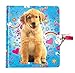 Playhouse Puppy Doodles Shiny Foil Cover Lock Key Lined Page Diary for Girls - Image 2