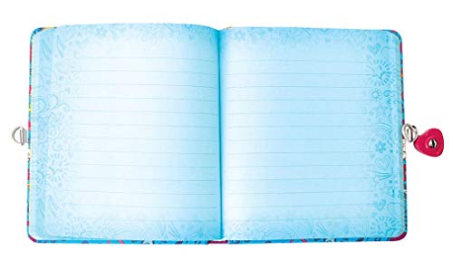 Playhouse Puppy Doodles Shiny Foil Cover Lock Key Lined Page Diary for Girls - Image 5