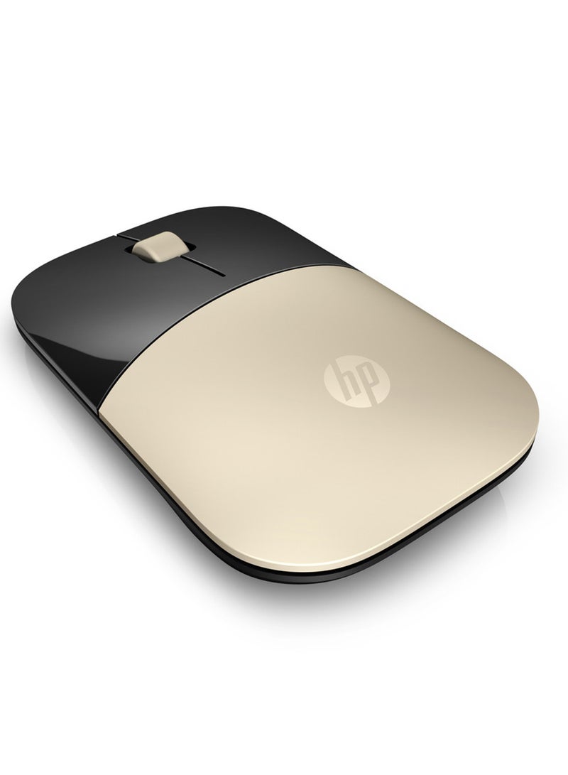 HP ماوس Z3700 لاسلكي ذهبي - Image 2