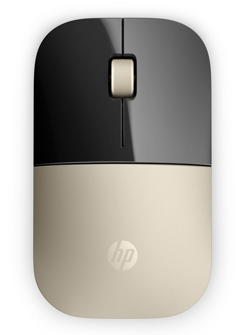HP ماوس Z3700 لاسلكي ذهبي - Image 1