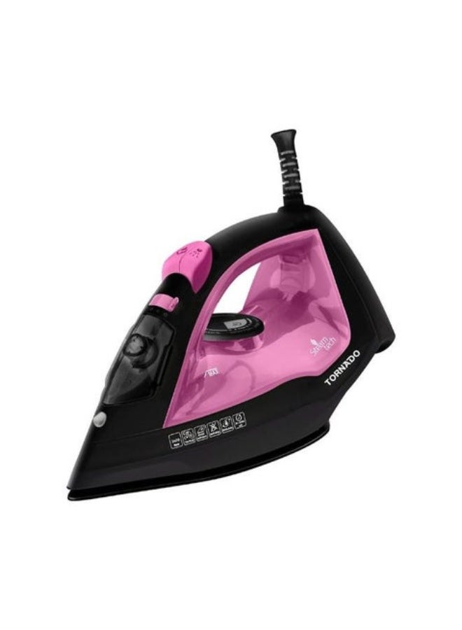 Tornado Steam Iron 2400W Ceramic Soleplate Rose - Mauve TST-2400NC