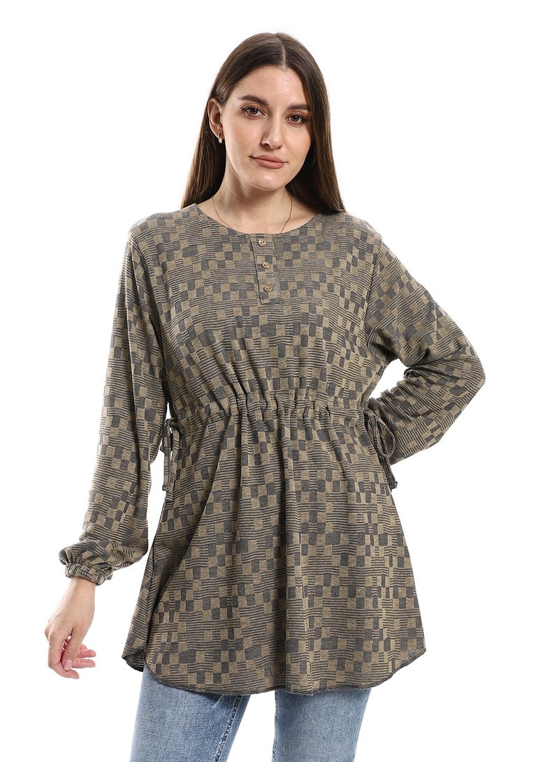 Caesar Women Plain Blouse With Long Sleeves  - Image 1
