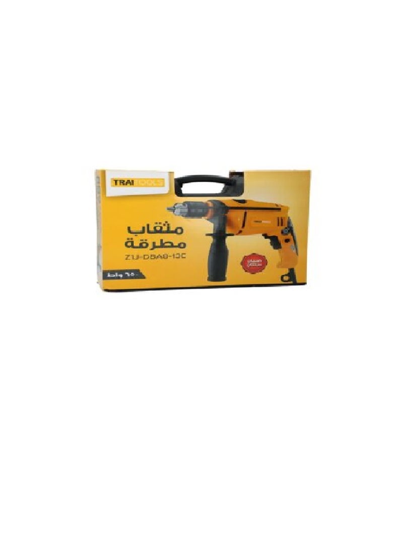 TRAITOOLS Traitools 650W Integrated Buttons Heavy Duty Keyless Chuck Hammer Drill with Storage Box  - Image 4