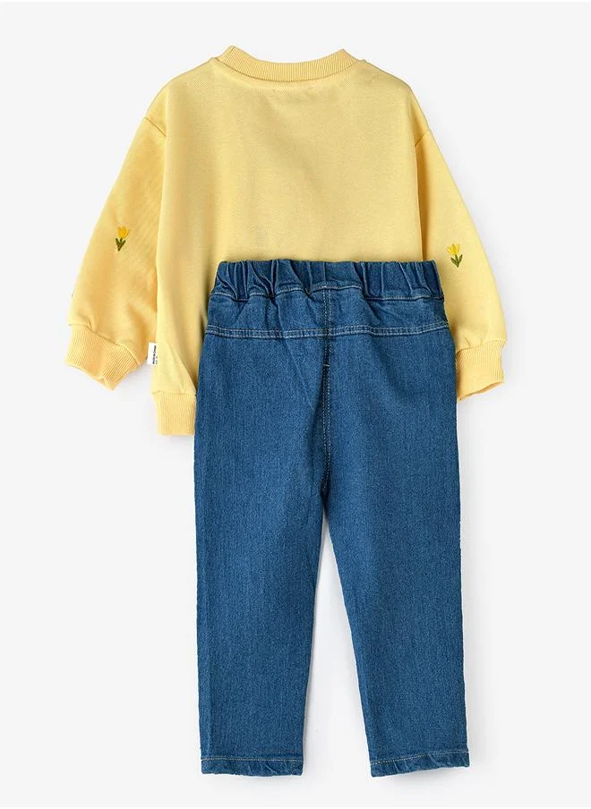 babyqlo Sunny Blossom 2 piece Set for Girls