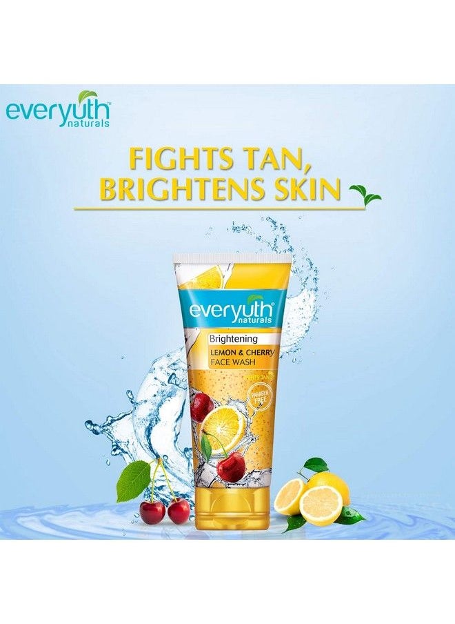 Everyuth - Brightening Lemon Cherry Face Wash 150 Gm (Pack Of 2) - Image 1