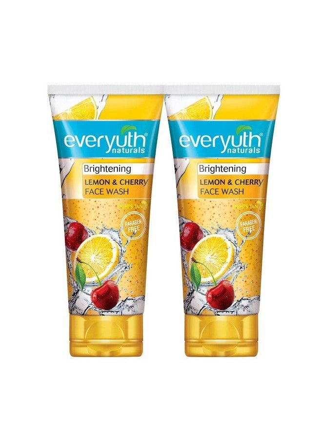 Everyuth - Brightening Lemon Cherry Face Wash 150 Gm (Pack Of 2) - Image 1