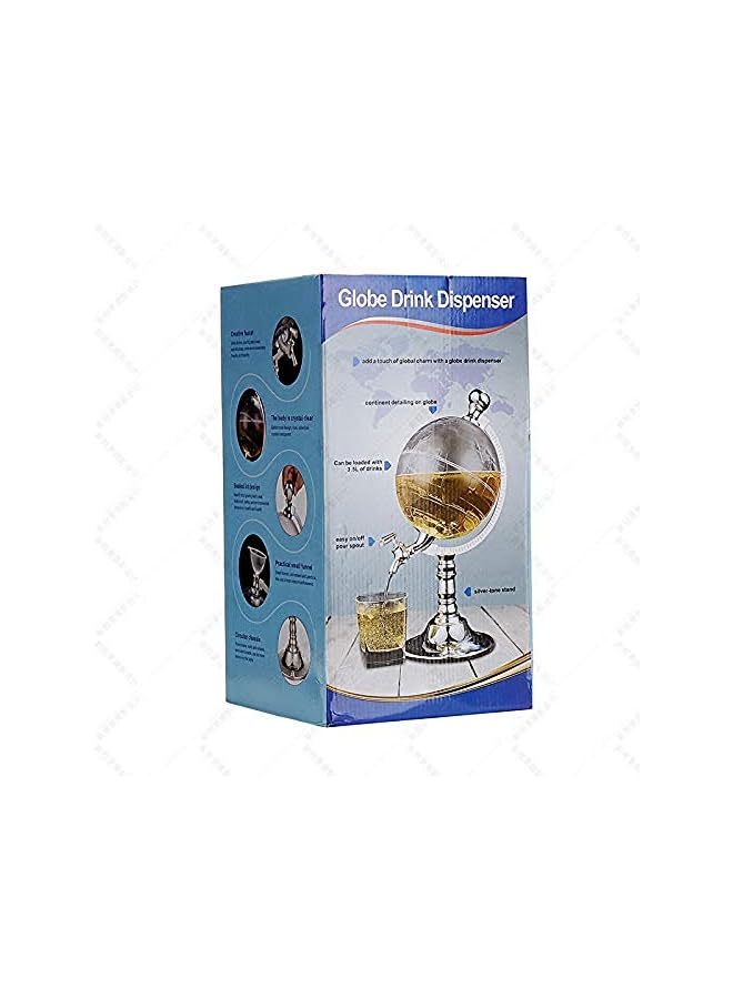 S-TOP Amazing Large 3500 ml Globe Shape Liquor/Whisky/Wine/Beer/Vodka/, Dispenser/Decanter for Home Bar/Gift/Pubs/Party Capacity 3.5 litre - Image 3