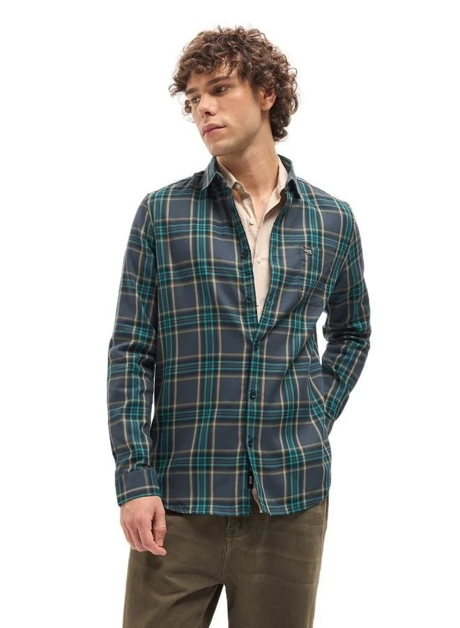 THE BEAR HOUSE Men's Shirt for Casual and Formal Wear | Classic Button-Down Style for Office, Daily Use, Travel, Events & All-Season Outfits | Versatile & Stylish Wardrobe Essential for Every Occasion