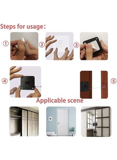 RHYDON RHYDON Automatic Sensor Door Closer Multi Functional Automatic Door Closer Residential Commercial Auto Door Closer with Drawstring Closer Door for Internal Home Storm 1 Pack 2  - Image 2