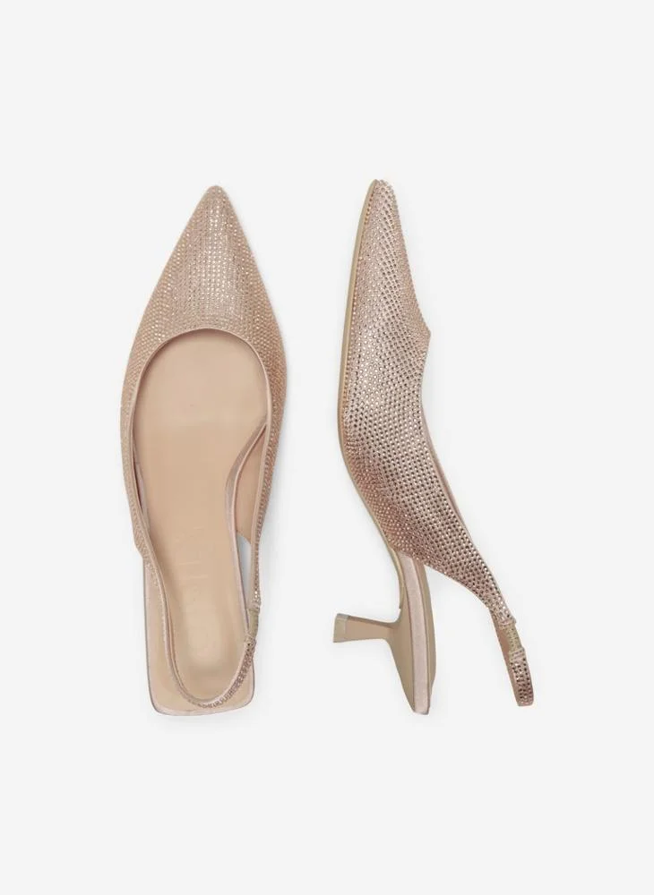ONLY Onlcoco-7 Slingback Bling Pumps