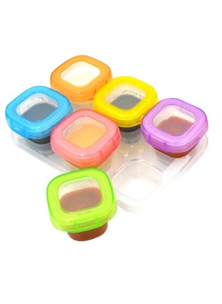 Baby Food Blocks Containers, 6 Pack Leakproof Baby Food Jars with Lids, Resuable BPA Free Baby Food Jars, Microwave, Freezer & Dishwasher Safe(60ml) - pzsku/ZD49C11EA6906D7C581BFZ/45/_/1716017819/d89d45c5-d241-4bd0-a86d-07fba2935332