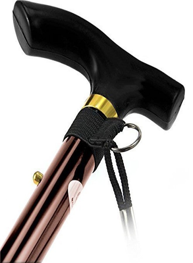 SR BIOTECH Height Adjustable Folding Walking Stick for Old People,Non-Slip Grip Handle for Men & Women,Collapsible Walking Stick,Campingne Base for Hiking Camping, Stick for Old Man Walking - Image 4