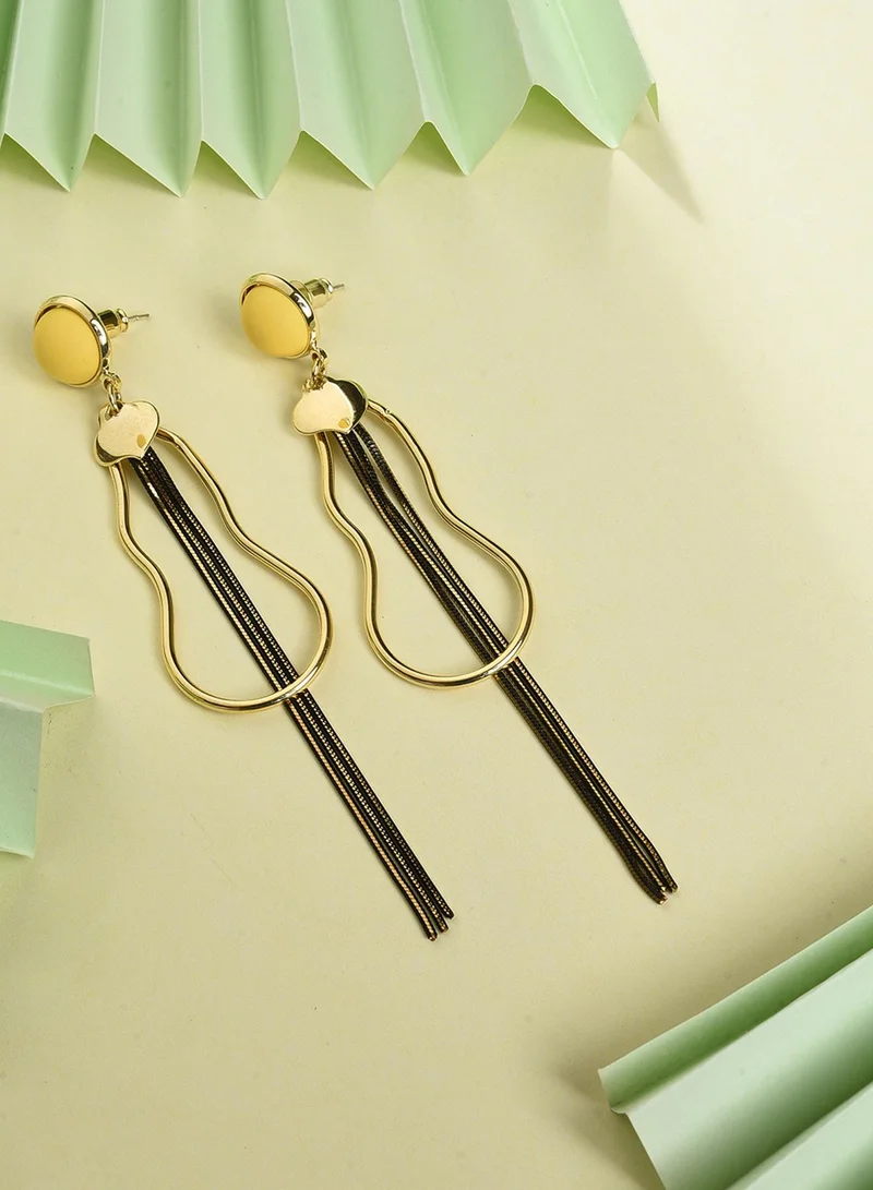 SOHI Abstract Artificial Drop Earring Jewellery