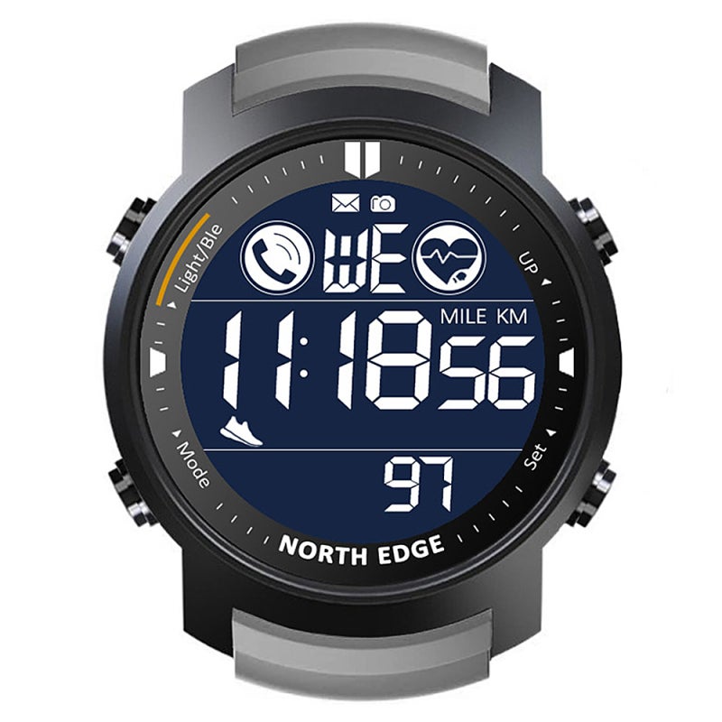 Smart Watch: 50M Waterproof Fitness Tracker With Backlight & Smart Sync - Multifunction Message Reminder For Daily Use, Swimming & Fitness Enthusiasts - Image 3