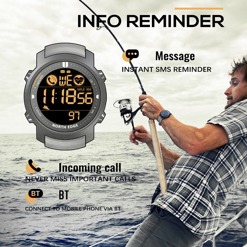Smart Watch: 50M Waterproof Fitness Tracker With Backlight & Smart Sync - Multifunction Message Reminder For Daily Use, Swimming & Fitness Enthusiasts - Image 5