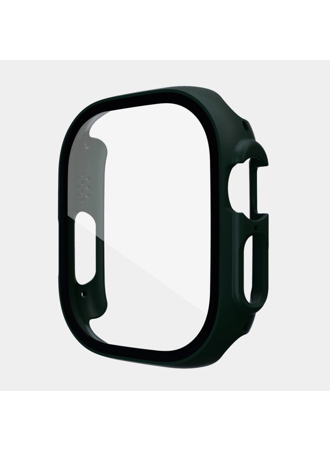 جراب حماية لساعة Apple Watch iwatch9 جراب حماية من الغلاف المقوى جراب مدمج لساعة Apple Watch 7/8 - اللون: فضي - الأبعاد الخارجية: 41 مم - Image 4