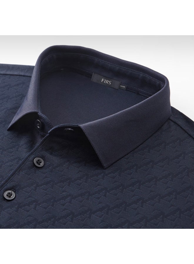 FIRS Shanshan Long Sleeve T-shirt Men Autumn New Warm Base Polo Shirt - Image 2