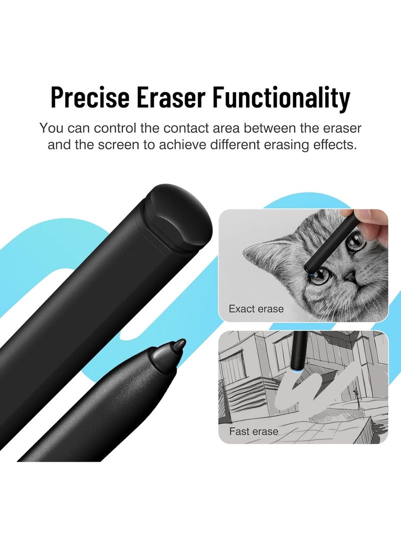 Magnetic Stylus Pen for Remarkable 2 Pen with Eraser, Digital Replacement Pen for Remarkable 2 Stylus Alternative Marker Plus, 4096 Pressure Sensitivity, Palm Rejection, Tilt Support with 5 Pen Tips - Image 4