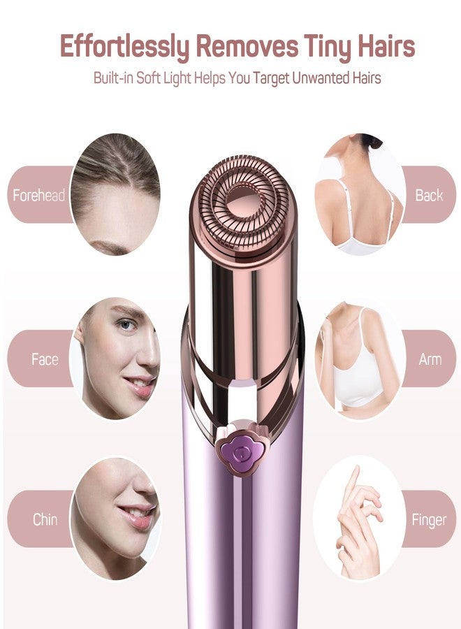 gurelax Facial Hair Removal for Women, Electric Painless Facial Hair Remover for Face, Lip, Chin with 2 x Replacement Heads - Image 3