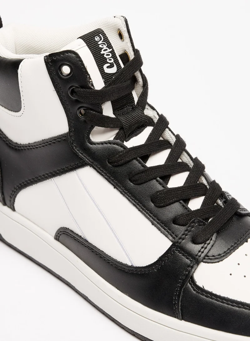 Lee Cooper Men's High Top Lace Up Casual Sneakers