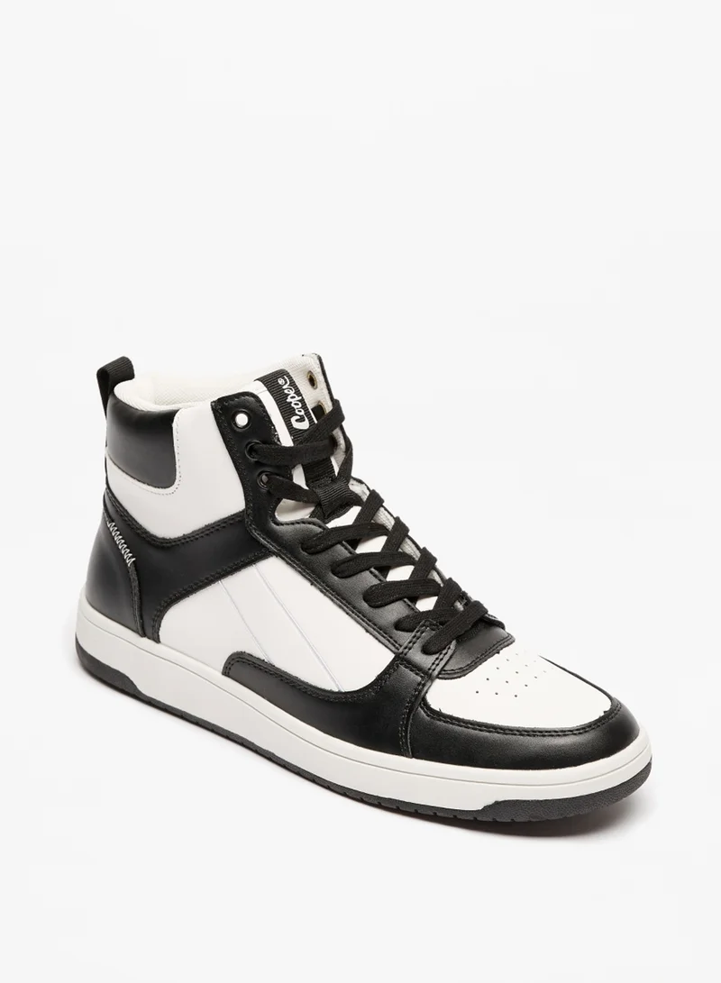 Lee Cooper Men's High Top Lace Up Casual Sneakers