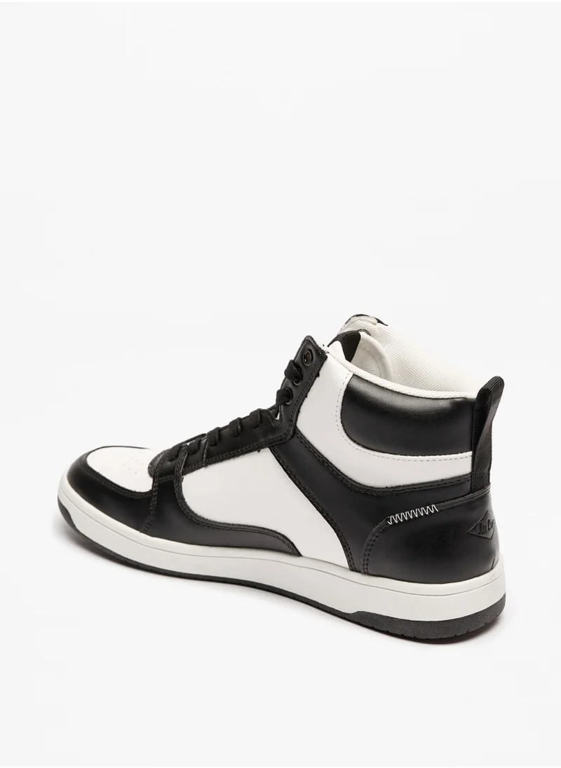 Lee Cooper Men's High Top Lace Up Casual Sneakers